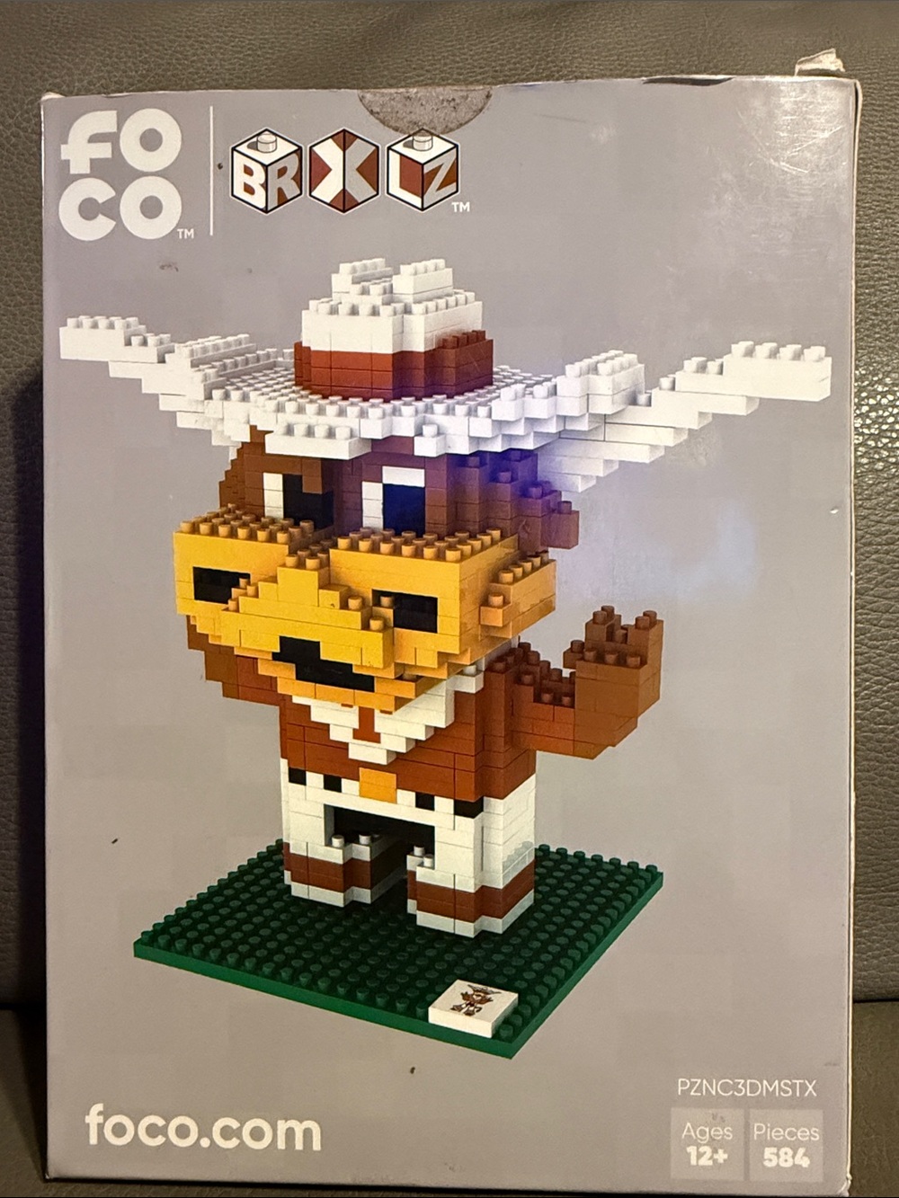 Texas Longhorns FOCO BRXLZ  BEVO Brix Building Set -584 pieces